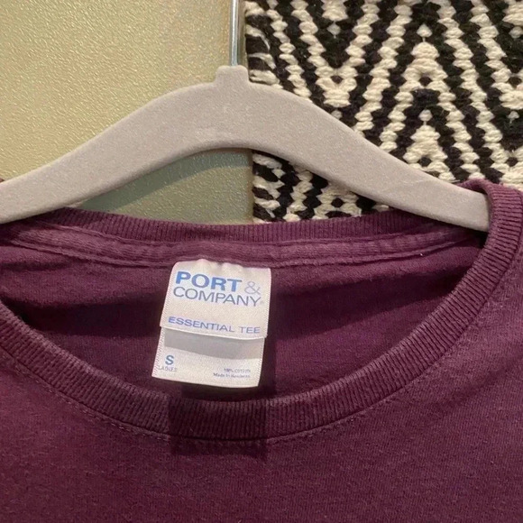 PALM SPRINGS CALIFORNIA PURPLE GRAPHIC COTTON TOP - Picture 4 of 4